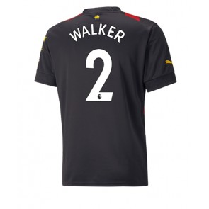 Manchester City Kyle Walker #2 Bortatröja 2022-23 Kortärmad